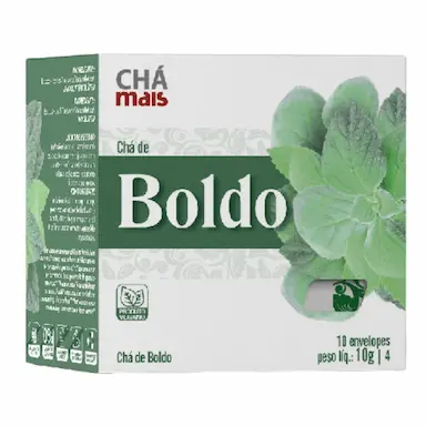 CHá DE BOLDO 10 SACHêS - CHá MAIS