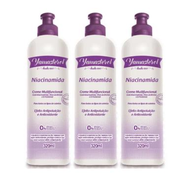 KIT COM 3 CREME MULT YAMASTEROL NIACINAMIDA PROTEçãO UVA-UVB
