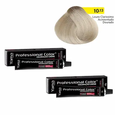 KIT C/2 COLORAçõES NANO INFUSION 10.13 LOURO CLARíSSIMO ACIN DOURADO