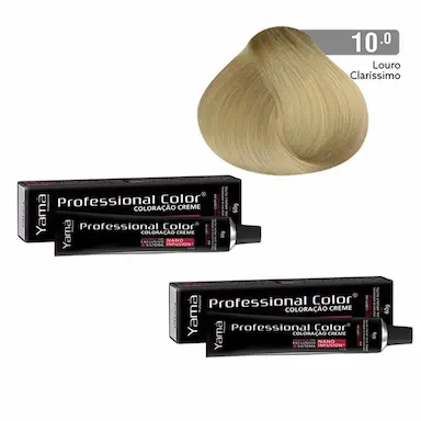 KIT C/2 COLORAçõES NANO 10.0 LOURO CLARíSSIMO YAMá