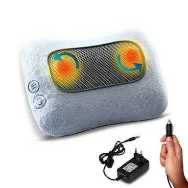 ALMOFADA MASSAGEADORA SHIATSU PILLOW BIVOLT - RELAXMEDIC Unica