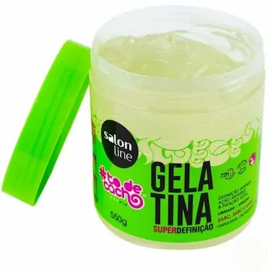 GELATINA CAPILAR SALON LINE #TODECACHO SUPER DEFINIçãO COM 550G