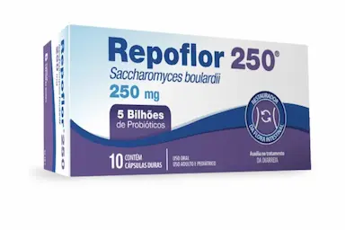 REPOFLOR 250 MG 10 CA RESTAURADOR DA FLORA INTESTINAL