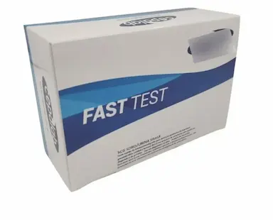 TESTE DE GRAVIDEZ HCG SORO/URINA 25 MUI/ML CAIXA COM 100
