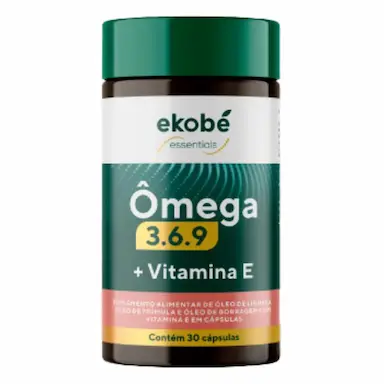 ÔMEGA 3/6/9 + VITAMINA E COM 30 CáPS - EKOBé