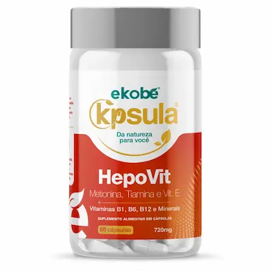 K´PSULA HEPOVIT METIONINA + TIAMINA 60 CáPS - EKOBé