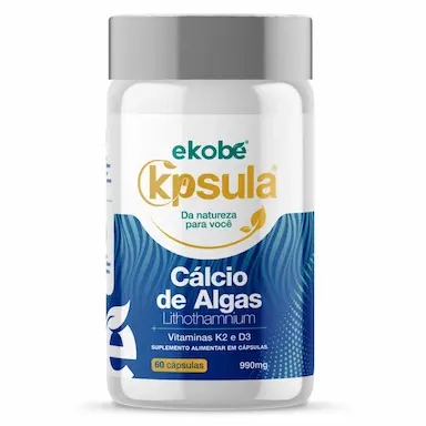 K´PSULA CáLCIO DE ALGAS 60 CáPS - EKOBé