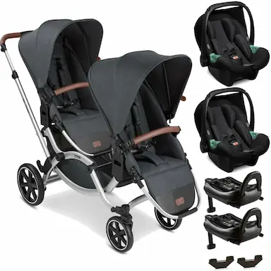 CARRINHO GEMEOS ABC DESIGN ZOOM 2 BEBE CONFORTO 2 BASE STORM