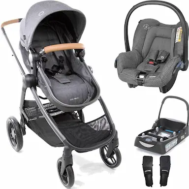 CARRINHO DE BEBE TRAVEL SYSTEM ANNA2 TRIO MAXI-COSI - SPARKLING GREY