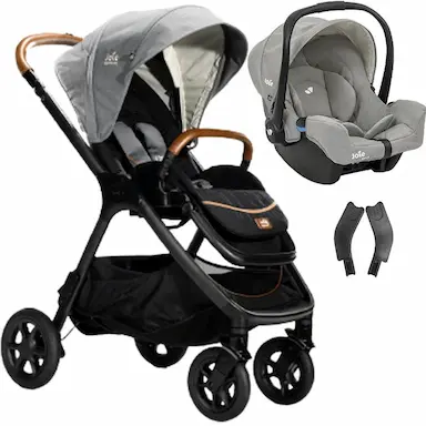 CARRINHO DE BEBE BERçO JOIE FINITI COM BEBE CONFORTO CARBON