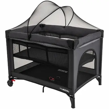 BERçO CERCADO DESMONTAVEL PORTATIL KIDDO FAST MELANGE PRETO