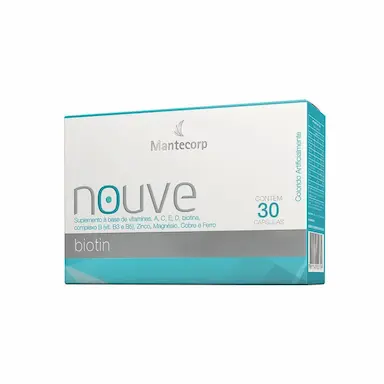 NUTRACêUTICO NOUVE BIOTIN 30 CáPSULAS