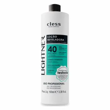 ÁGUA OXIGENADA LIGHTNER 40 VOLUMES 100ML - CLESS