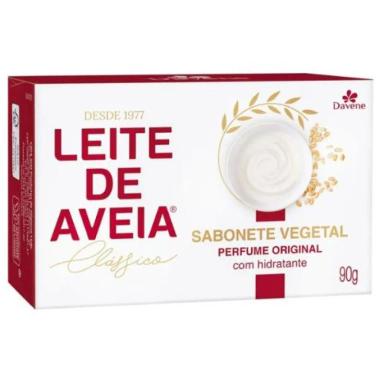 SABONETE VEGETAL LEITE DE AVEIA CLáSSICO 90G - DAVENE