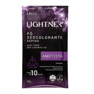 Pó DESCOLORANTE LIGHTNER  AMETISTA 50G CLESS