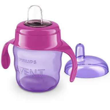 COPO EASY SIP COM ALÇA 200ML 6M+ ROSA AVENT - SCF551/03