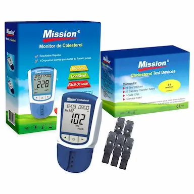 MONITOR MEDIDO DE COLESTEROL PERFIL LíPIDICO COMPLETO + 25 TIRAS REAGENTES