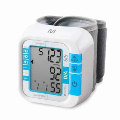 MONITOR MEDIDOR DE PRESSãO ARTERIAL DE PULSO DIGITAL MULTILASER HC204