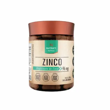 ZINCO-BISGLICINATO DE ZINCO-60 CáPSULAS-NUTRIFY