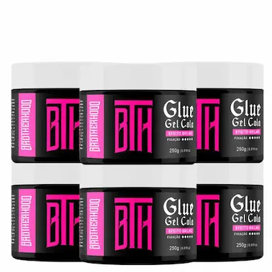 KIT 06 GEL COLA INCOLOR GLUE BTH 500G 250g
