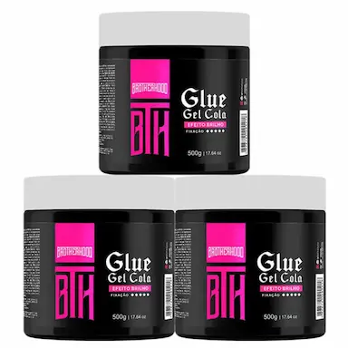KIT 03 GEL COLA INCOLOR GLUE BTH 500G