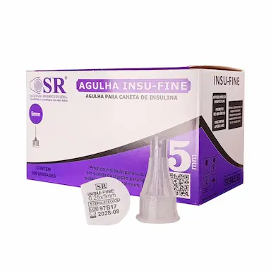 KIT 400UN AGULHA PARA SAXENDA VICTOZA OZEMPIC 5MM X 31G SR