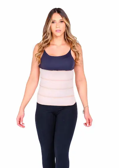 FAIXA ABDOMINAL 4 GOMOS ELÁS. FORRADA TAM. P |M| G KELOGEL