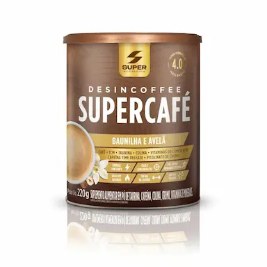 SUPERCAFé BAUNILHA COM AVELã SUPER NUTRITION 220G