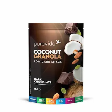 GRANOLA DARK CHOCOLATE PURAVIDA 180G