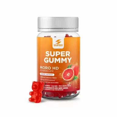 SUPER GUMMY MORO HD LARANJA SUPER NUTRITION 30GOMAS 105G