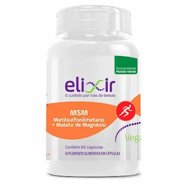 VEGAN MSM MALATO DE MAGNESIO ELIXIR 60CAPS