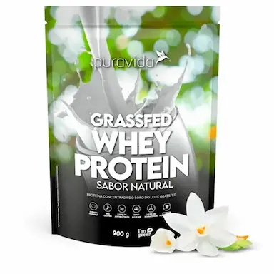 GRASSFED WHEY PROTEIN NATURAL 900G - PURA VIDA