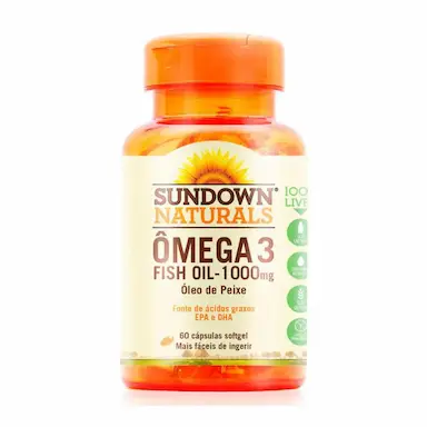 ÔMEGA 3 SUNDOWN 1000MG COM 60 CáPSULAS