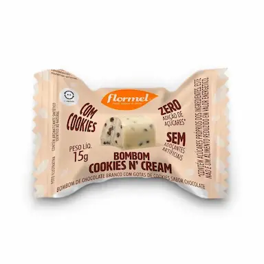 BOMBOM COOKIES N'CREAM FLORMEL 15G