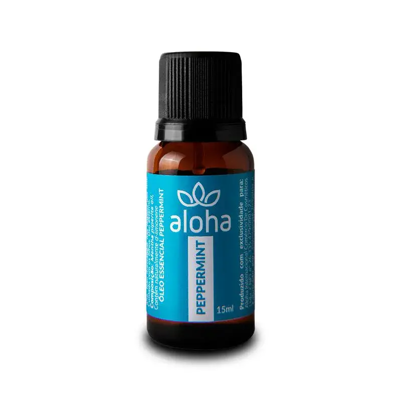 ÓLEO ESSENCIAL DE PEPPERMINT ALOHA 15ML