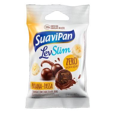 BANANA-PASSA DRAGEADO COM CHOCOLATE ZERO 40G - SUAVIPAN