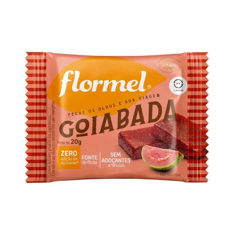 GOIABADA ZERO FLORMEL 20G