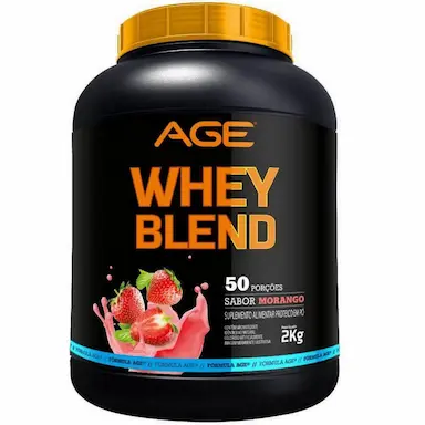 WHEY BLEND AGE - (2KG) - MORANGO - AGE
