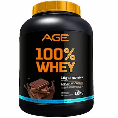 WHEY 100% PURE - (1,8KG) - CHOCOLATE - AGE
