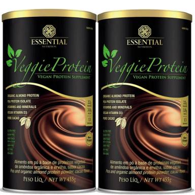 KIT 2X VEGGIE CACAO 455G CADA - ESSENTIAL NUTRITION