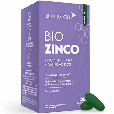 BIO ZINCO - ANTIOXIDANTE - PURA VIDA