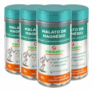 MALATO DE MAGNéSIO 60 CáPSULAS - MEISSEN