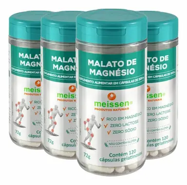 MALATO DE MAGNéSIO 120 CáPSULAS - MEISSEN