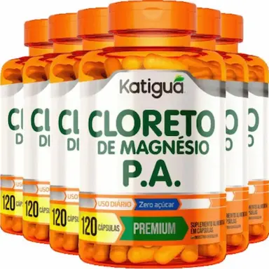 CLORETO DE MAGNéSIO P.A 6 X 120 CáPSULAS KATIGUá