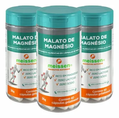 MALATO DE MAGNéSIO 60 CáPSULAS - MEISSEN