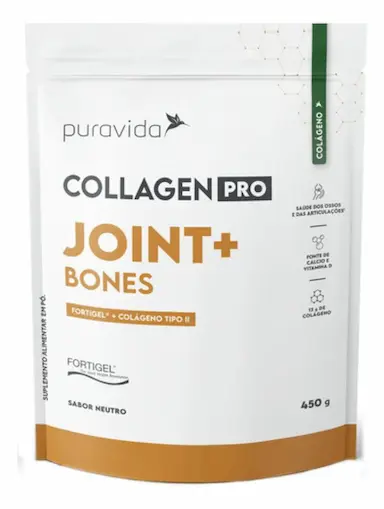 COLLAGEN PRO JOINT E BONES 450G PURAVIDA