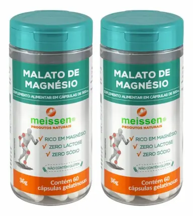 MALATO DE MAGNéSIO 2 X 60 CáPSULAS - MEISSEN