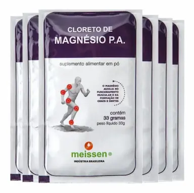 CLORETO DE MAGNéSIO P.A SACHê 6 X 33G MEISSEN