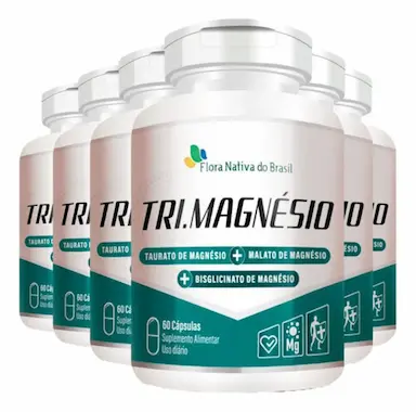 TRI MAGNéSIO 6 X 60 CáPSULAS - FLORA NATIVA
