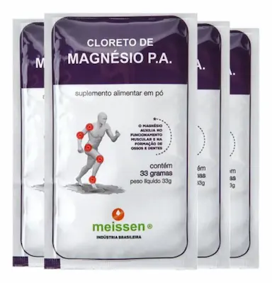 CLORETO DE MAGNéSIO P.A SACHê 4 X 33G MEISSEN